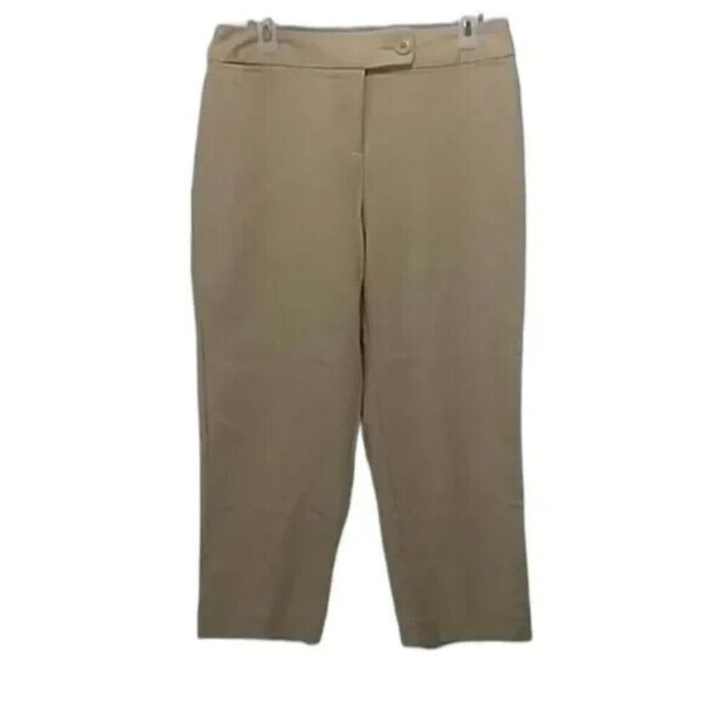 multiplicity women's size 10 tan Capri pants *